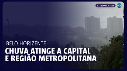Chuva atinge várias regiões da capital mineira e região metropolitana neste domingo