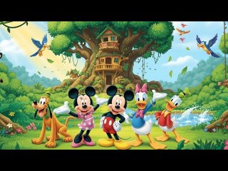 Mickey Mouse’s Jungle School Adventure | 3D Kids Cartoon Story with Friends