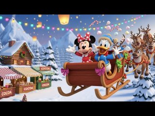 “Minnie Mouse & Donald Duck Winter Hot Chocolate Festival | 3D Cartoon Story for Kids”