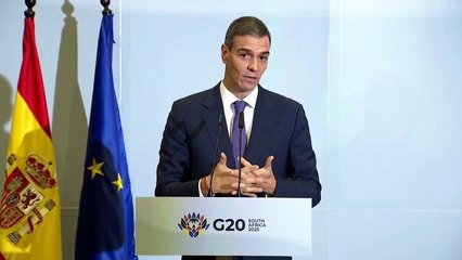 Sánchez apuesta por una "revisión profunda" del plan de Paz presentado por Trump