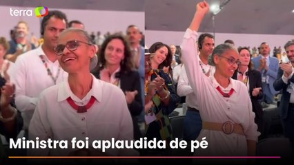 Marina Silva chora ao ser ovacionada em discurso de encerramento da COP30