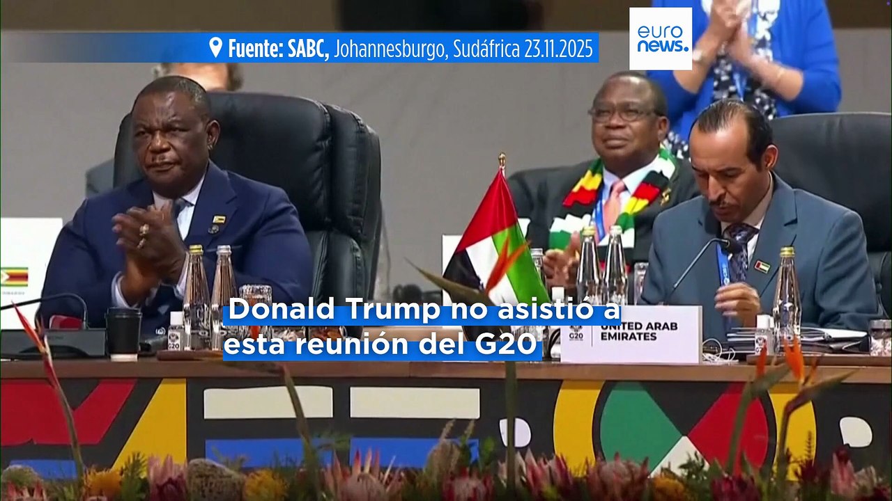 Trump boicotea el G20: Estados Unidos deja plantada a Sudáfrica