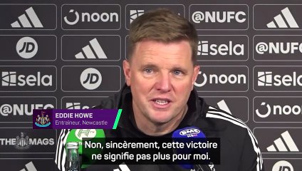 Howe : "C'est agréable de gagner"