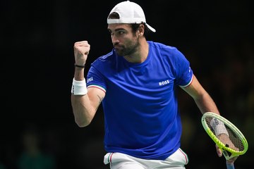 Coupe Davis : Matteo Berrettini offre le premier point à l'Italie !