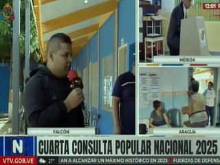Falcón | Habitantes del sector La Cañada de Coro dijeron presente en la Consulta Popular 2025