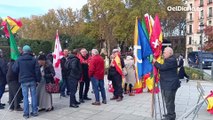 Concentración franquista en la Plaza de Oriente de Madrid este 23 de noviembre