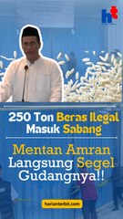 250 Ton Beras Ilegal Masuk Sabang  Mentan Amran Langsung Segel Gudangnya!
