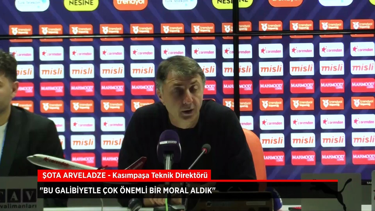 Şota Arveladze: Çok önemli bir galibiyet