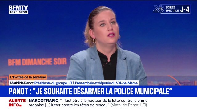 Sécurité: Mathilde Panot (LFI), déclare qu'elle est favorable à la police de proximité et souhaite désarmer la police municipale