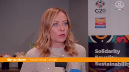 Ucraina, Meloni "Piano di Trump una base di discussione per una pace giusta"