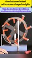😎“Overbalanced Wheel Explained Simply _ Amazing Gravity Mechanism!”#OverbalancedWheel#EngineeringFac