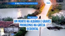 Cheias no norte da Grécia e em partes da Albânia devido ao mau tempo