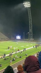 Stadium Fireworks Mishap During Football Game | Unexpected Explosion on Field