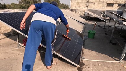 Solar Panel Wash Detailing