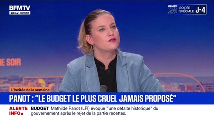 Motion de censure: "Nous la mettrons mi-décembre", déclare Mathilde Panot (LFI)
