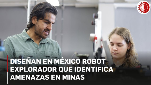 Diseñan en México robot explorador con redes neuronales y visión artificial que identifica amenazas en minas