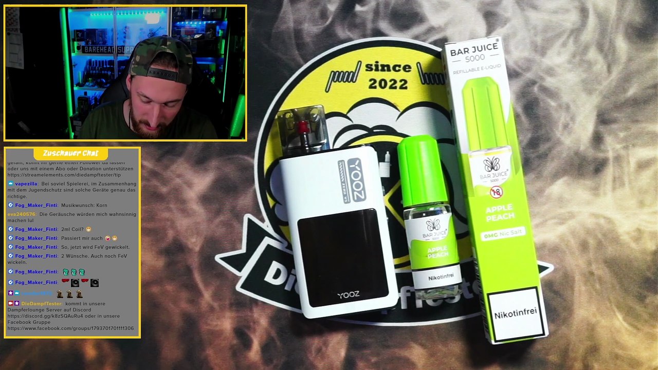 Bar Juice 5000 Apple Peach Geschmackstest