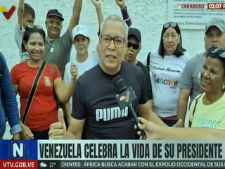 Pueblo carabobeño le envió felicitaciones al presidente Maduro por su cumpleaños