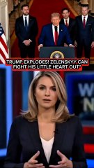 TRUMP EXPLODES! ZELENSKYY CAN "FIGHT HIS LITTLE HEART OUT"