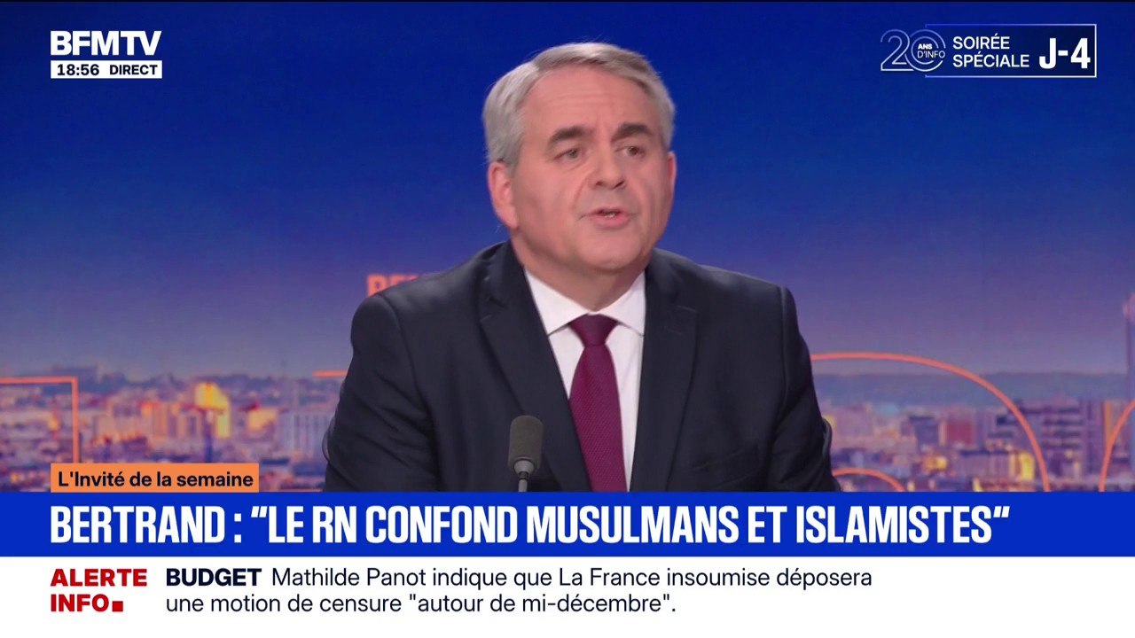 Primaire "de Darmanin à Knafo": pour Xavier Bertrand (LR), Éric Zemmour est "évidemment" d’extrême droite