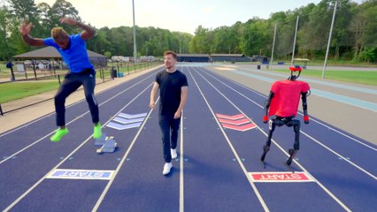 World_s Fastest Man Vs Robot full episode Mr beast #mrbeast #beast #Mrbeast