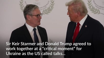 Starmer and Trump speak on Ukraine amid ‘productive’ talks on US-drafted plan