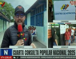Yaracuyanos continúan participando en la Cuarta Consulta Popular Nacional 2025