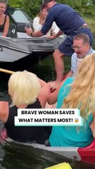 She knows EXACTLY what her priorities are 👏