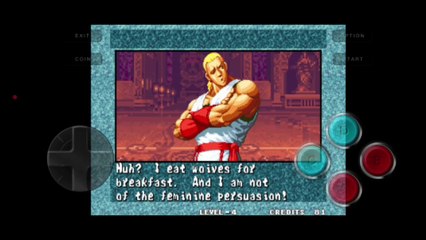 Fatal Fury 3 Andy Bogard vs Blue Mary luta completa