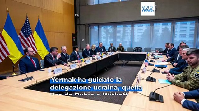 Pace per Ucraina: Rubio ottimista dopo colloqui a Ginevra, Europa prova modifiche al piano Usa