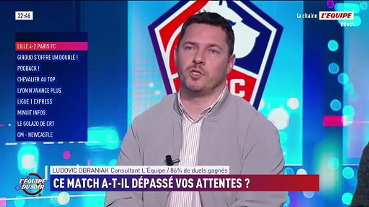 Six buts entre le Losc et le Paris FC, « c’était plutôt attrayant », avoue Ludovic Obraniak - Foot - Ligue 1