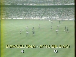 BARCELONE - ATHLETIC BILBAO - 1983 - SAISON 1983/1984 -