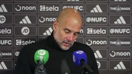 Guardiola refuses to discuss schedule as City prepare for UCL after Newcastle loss