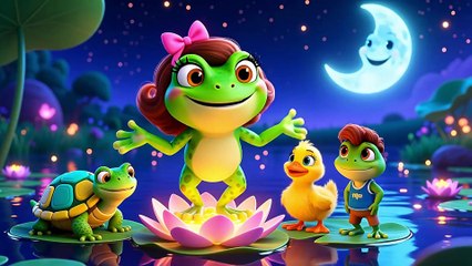 Jumping Froggy Dance Song! | Froggy Goes Bi-Bi-Bop | Fun Nursery Rhyme for Kids