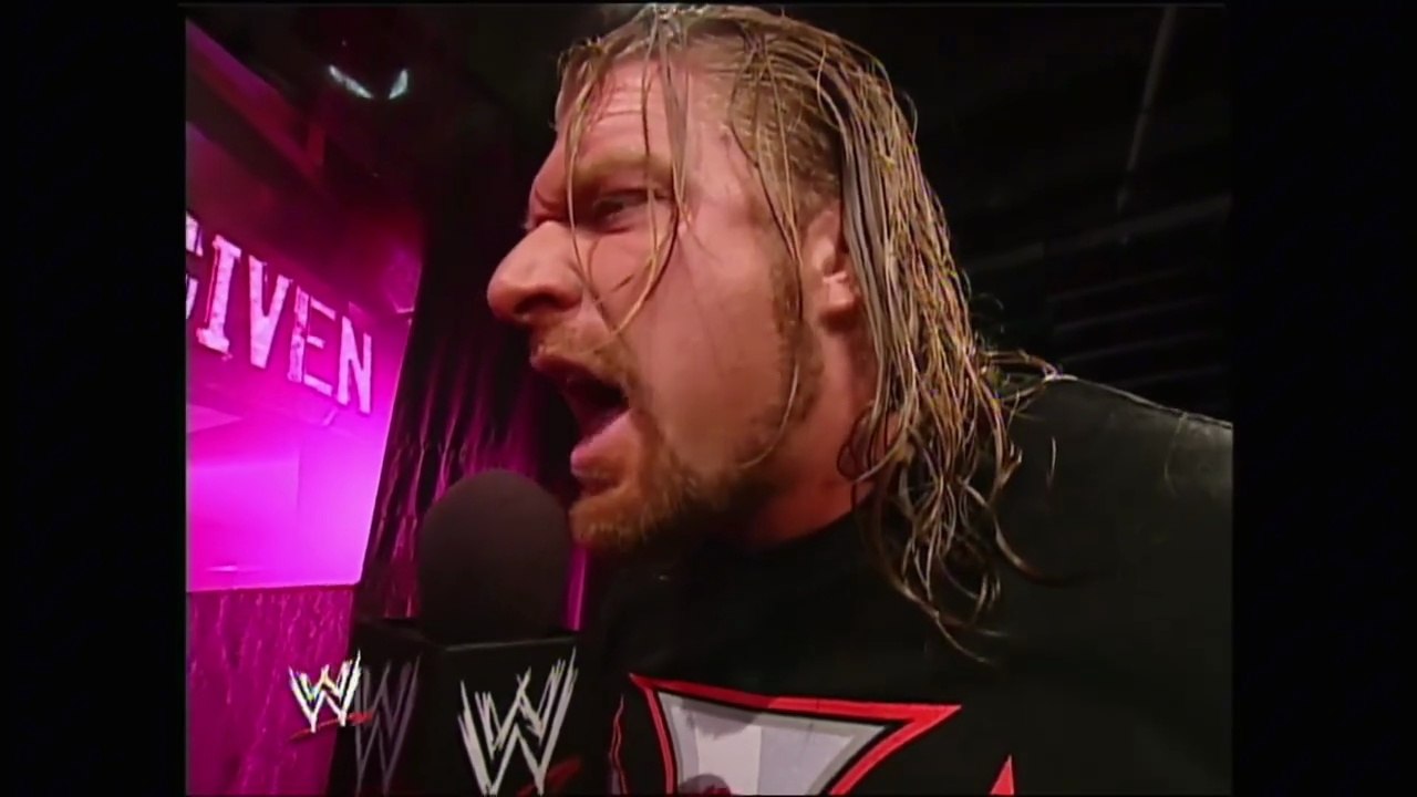 Triple H interview before title match with Randy Orton! - Unforgiven 2004 12/9/04