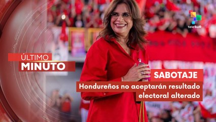 Candidata Moncada denuncia sabotaje al conteo electoral