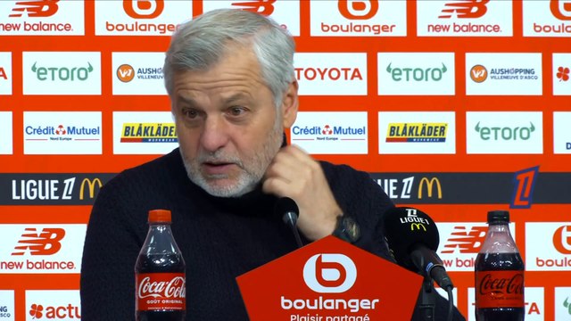 Bruno Genesio sur Olivier Giroud, auteur d'un doublé après trois mois sans but en Ligue 1 : « Il a gardé la confiance » - Foot - Ligue 1 - Losc