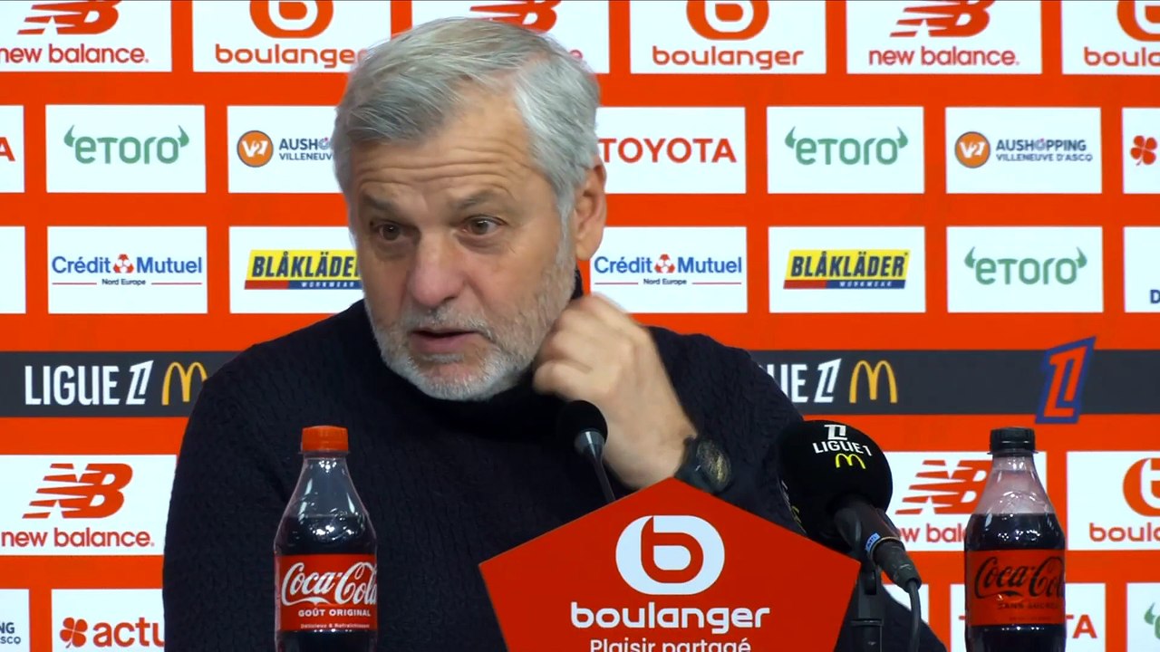 Bruno Genesio sur Olivier Giroud, auteur d'un doublé après trois mois sans but en Ligue 1 : « Il a gardé la confiance » - Foot - Ligue 1 - Losc