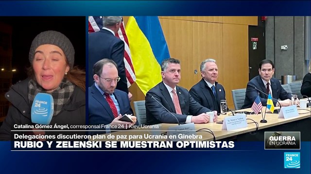 Desde Kiev: Volodímir Zelenski se muestra optimista ante plan de paz para Ucrania que se discute en Ginebra