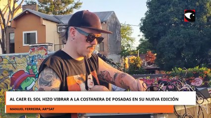 Al caer el Sol hizo vibrar a la costanera de Posadas en su nueva edición