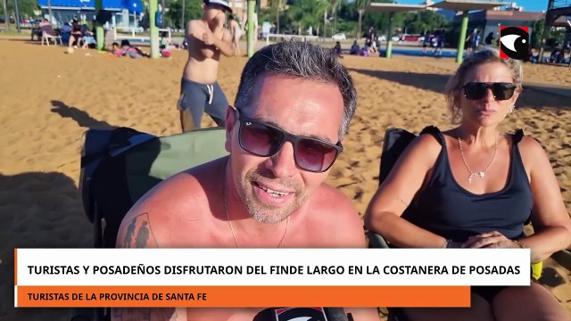Turistas y posadeños disfrutaron del finde largo en la costanera de Posadas