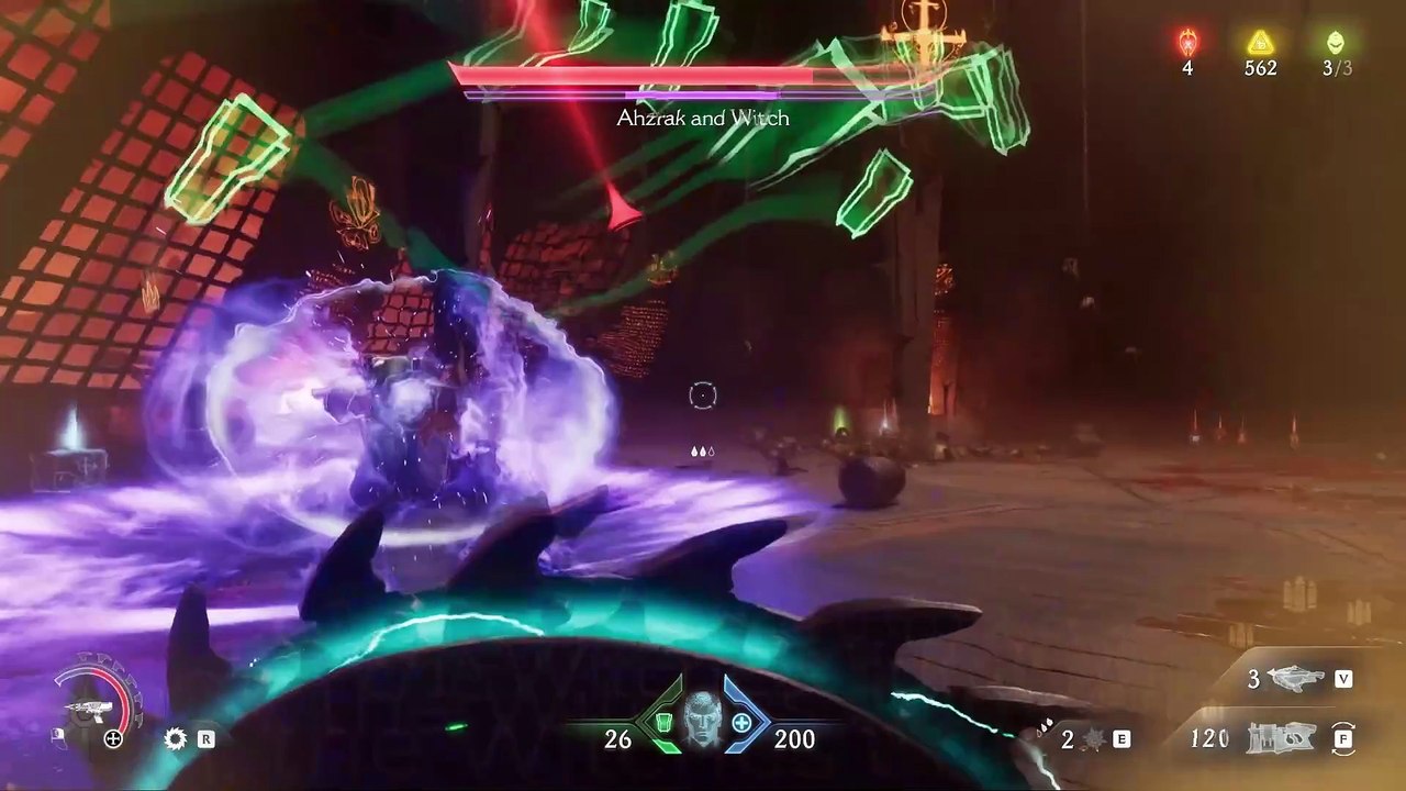 No fair, 2 against 1. ( Boss Fight - Ahzrak and the Witch )