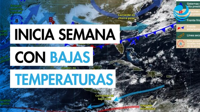 Bajan las temperaturas: así impactará el frente frío 16 a México este lunes y martes