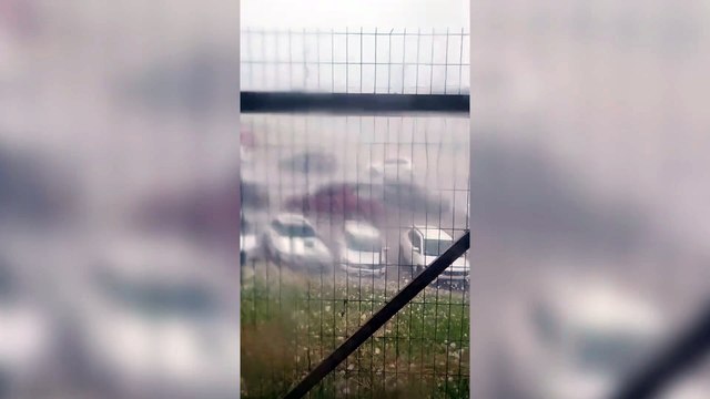 Vídeo assustador mostra chuva de granizo que provocou muitos estragos em Erechim