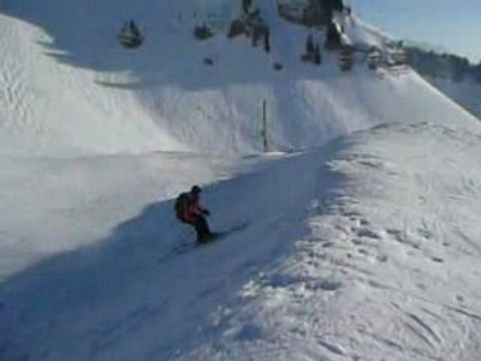 chute ski grand bornand 2