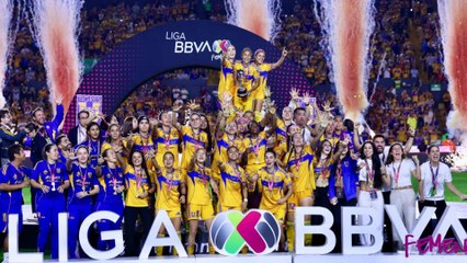 Tigres Femenil levanta el trofeo como campeonas del Apertura 2025 y celebran el séptimo título