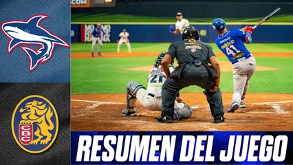 Resumen del Juego Tiburones de La Guaira vs Leones del Caracas | 23 de noviembre de 2025