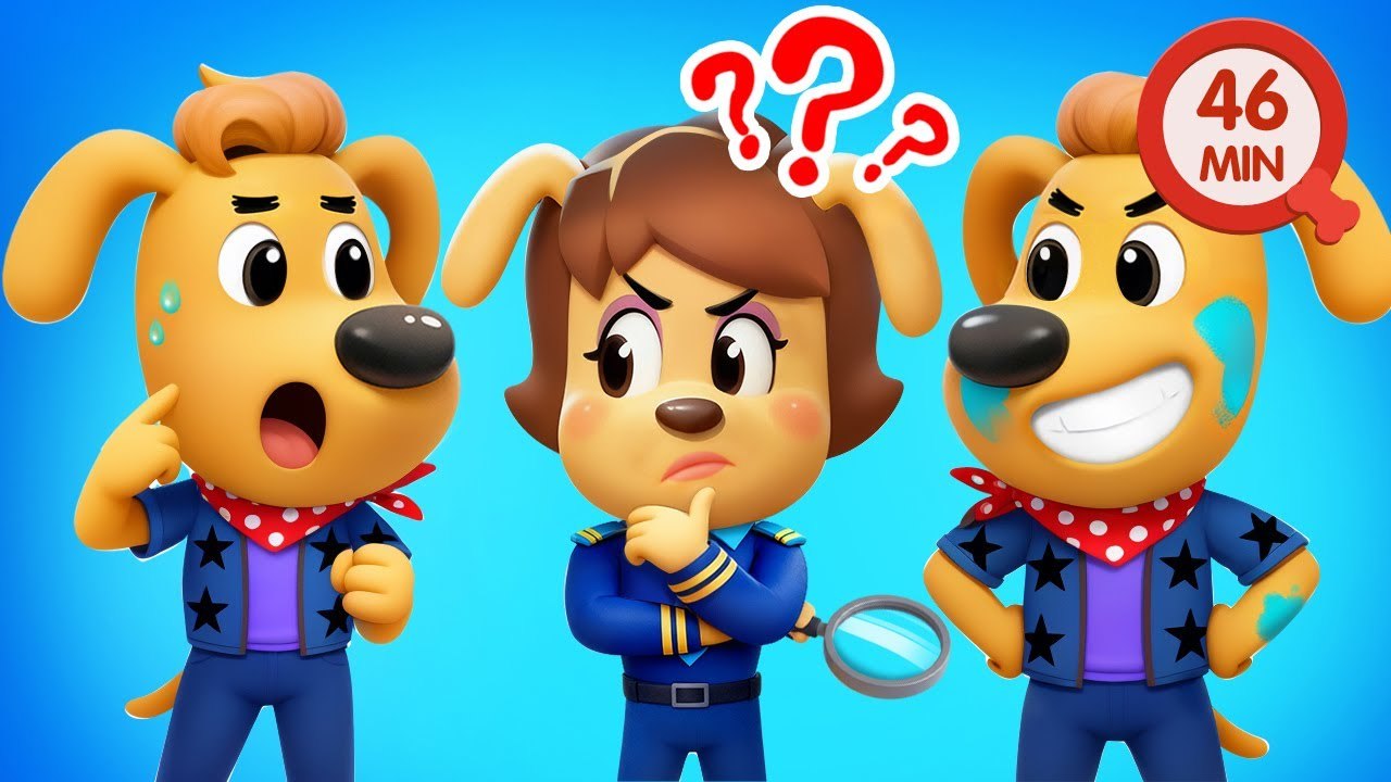 Which One Is the Real Sheriff | Fun Story | Police Cartoon