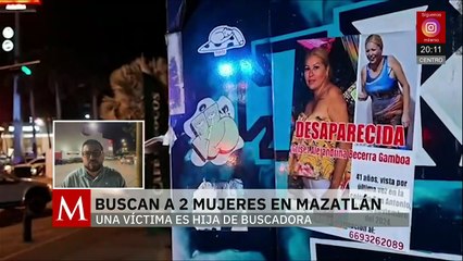En Mazatlán, desaparecen hija de buscadora y su amiga; fiscalía activa el Protocolo Alba