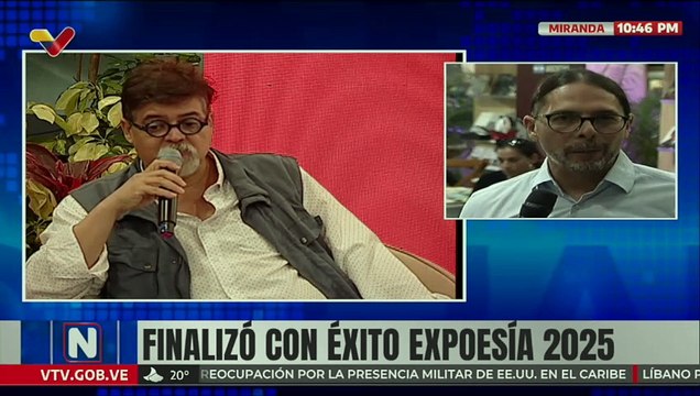 Vicepdte. Sectorial Freddy Ñáñez: La poesía es la máxima representación del ser humano en el planeta